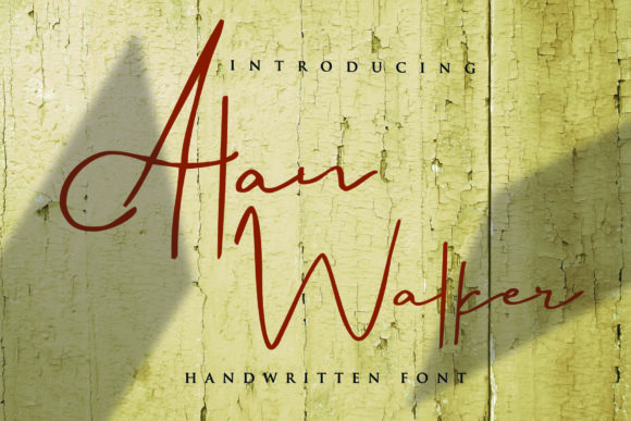 Alan Walker: A Timeless Handwritten Font for Editorial Design