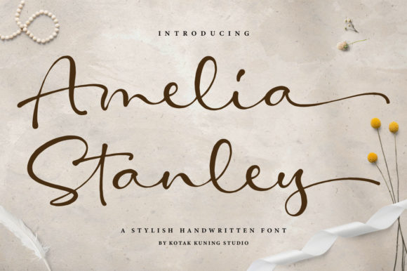 Amelia Stanley: A Premium Script Font for Web Design
