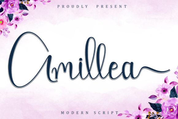 Amillea: The Modern Script Font for Marketers
