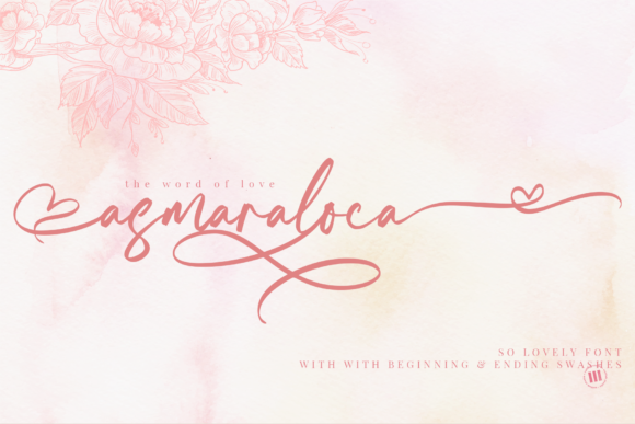 Asmaraloca: The Elegant Handwritten Font for Your Brand