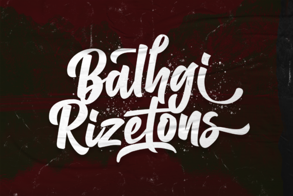 Balhgi Rizetons: A Timeless Script Font for Marketers