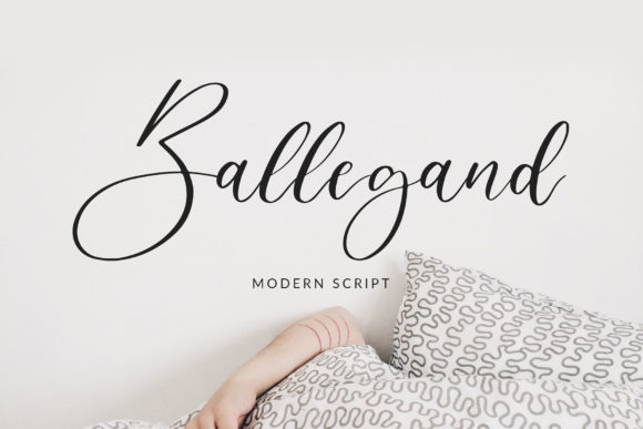 Ballegand: A Romantic Script Font for Web Design