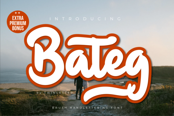 Bateg: A Bold Handwritten Font for Makers
