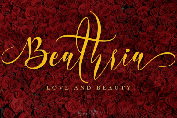 Beathria: The Elegant Script Font for Campaigns