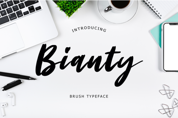 Bianty: A Modern Script Font for Digital Design