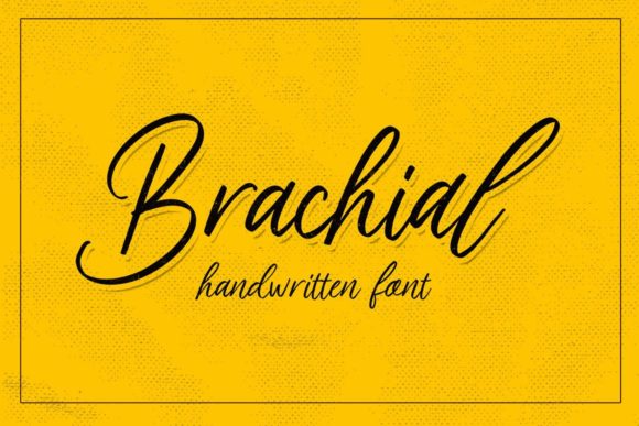 Brachial: A Handwritten Font for Makers
