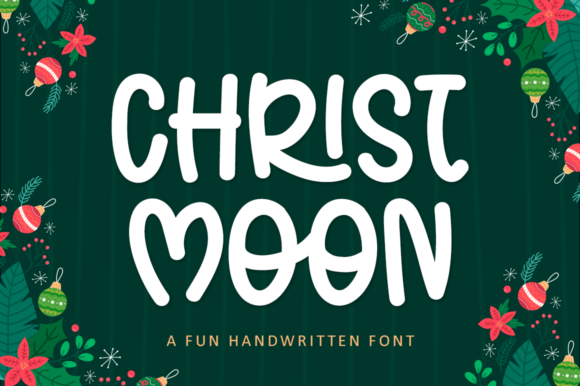 Christ Moon: A Quirky Handwritten Font for Holiday Design