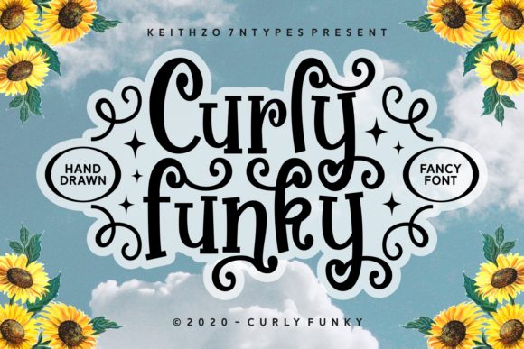 Curly Funky: A Sweet Handwritten Font for Branding