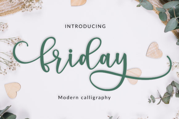 Friday: A Sweet Script Font for Web Design