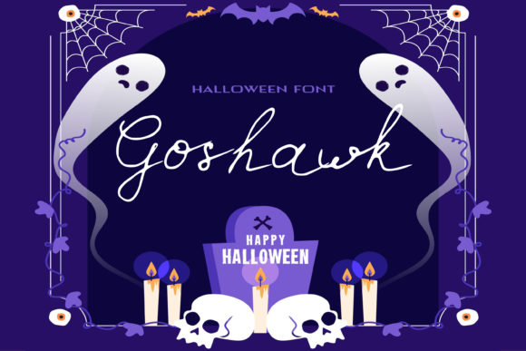 Goshawk: A Spooky Handwritten Font for Editorial Design