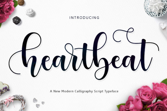 Heartbeat: A Bold Handwritten Font for Editorial Design