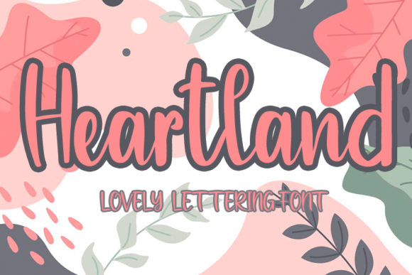 Heartland: A Handwritten Font for Editorial Design