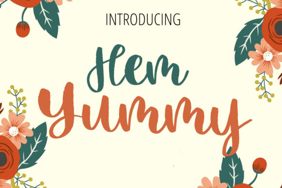 Hem Yummy: A Fun Handwritten Typeface for Branding