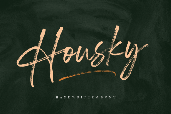 Housky: A Modern Script Font for Web Design