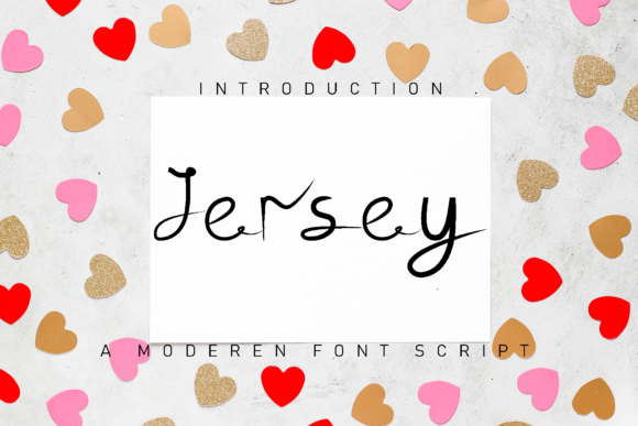 Jersey: A Handwritten Font for Your Brand Identity