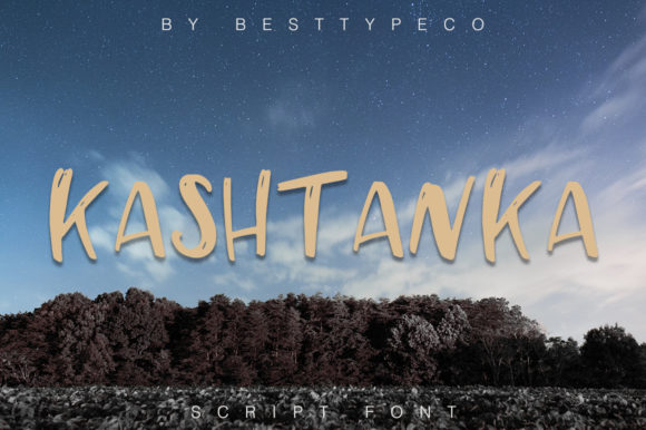 Kashtanka: A Classic Handwritten Font for Branding
