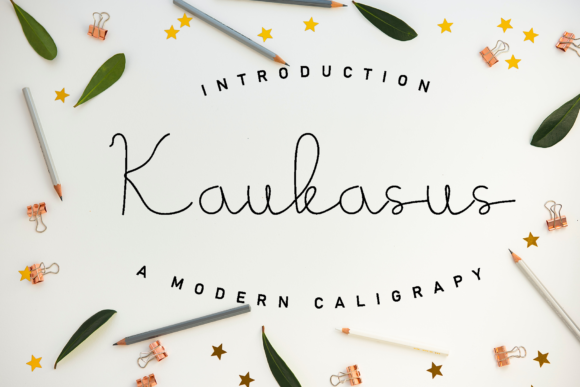 Kaukasus: The Handwritten Font for Bold Campaigns