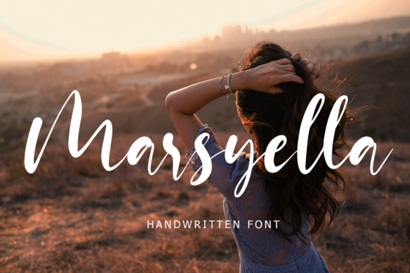Marsyella: A Handwritten Font for Editorial Design