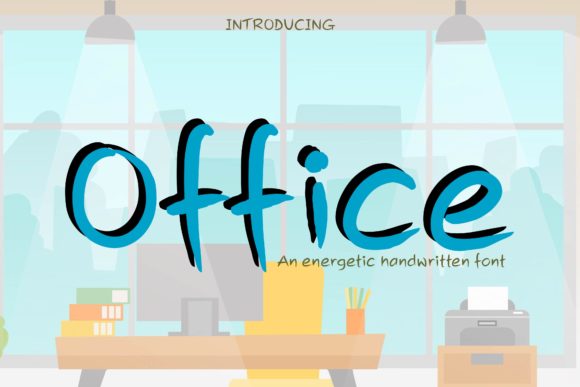 Office: A Handwritten Font for Editorial Design