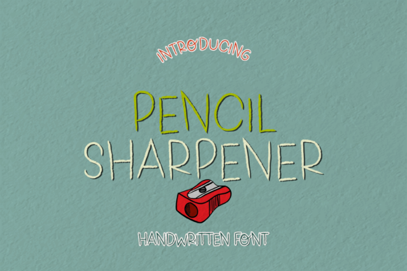 Pencil Sharpener: A Handwritten Font for Editorial Design