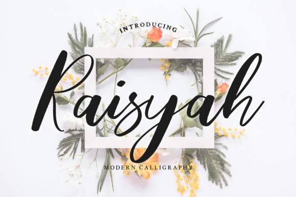 Raisyah: A Premium Script Font for Editorial Design