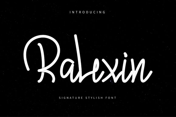 Ralexin: A Premium Script Font for Brand Identity