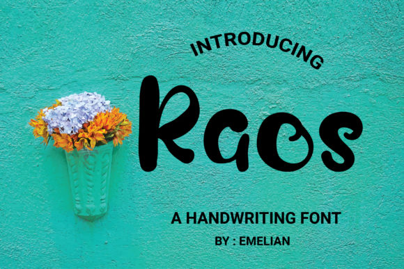 Raos: A Bold Handwritten Font for Branding