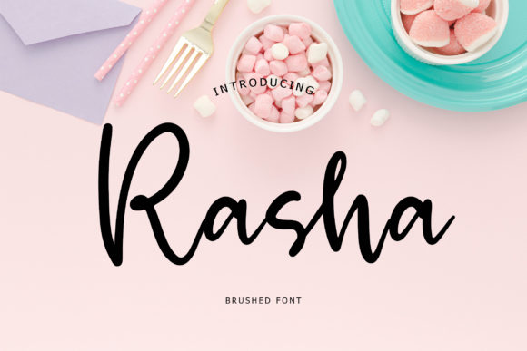 Rasha: The Elegant Handwritten Font for Makers