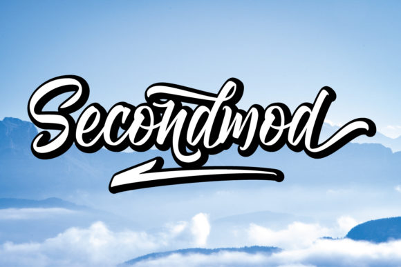 Secondmod: A Delicate Script Font for Branding