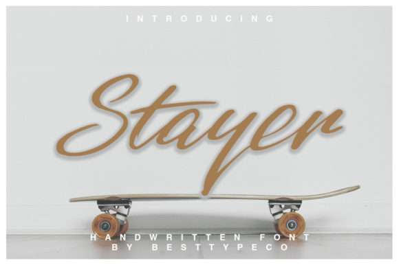 Stayer: A Unique Handwritten Font for Web Design