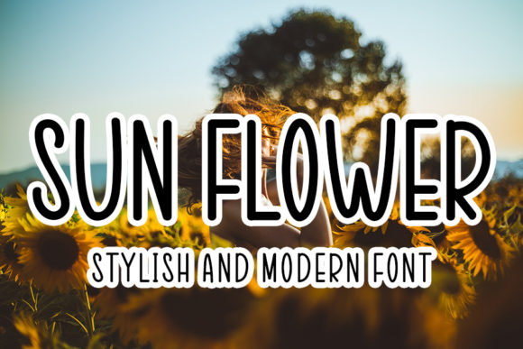 Sun Flowers: A Modern Handwritten Font for Makers