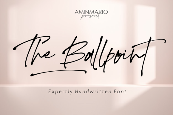 The Ballpoint: A Handwritten Font for Authentic Branding