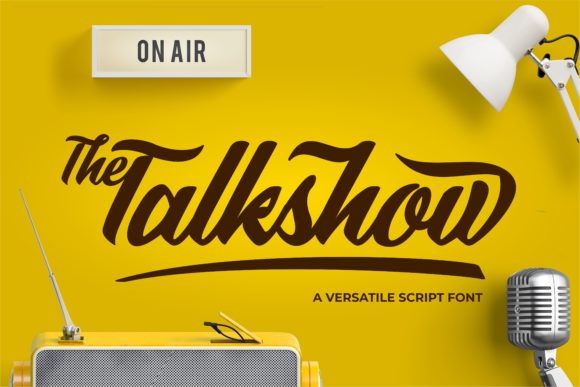 The Talkshow: A Classy Script Font for Web Design