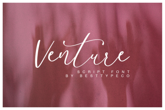 Venture: A Timeless Handwritten Font for Makers
