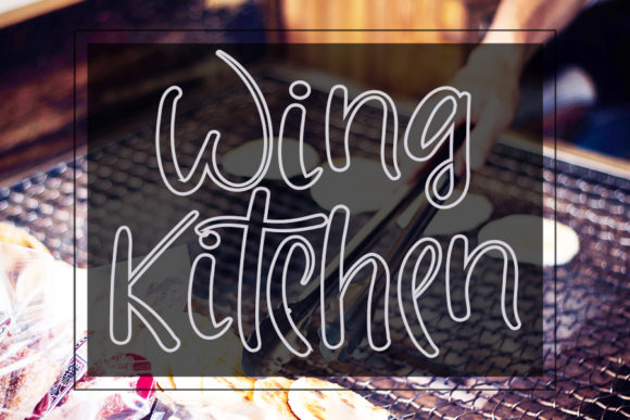 Wing Kitchen: A Handwritten Font for Your Brand